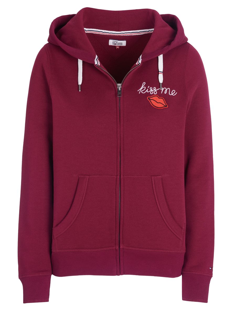 Kapuzenjacke mit Stickerei