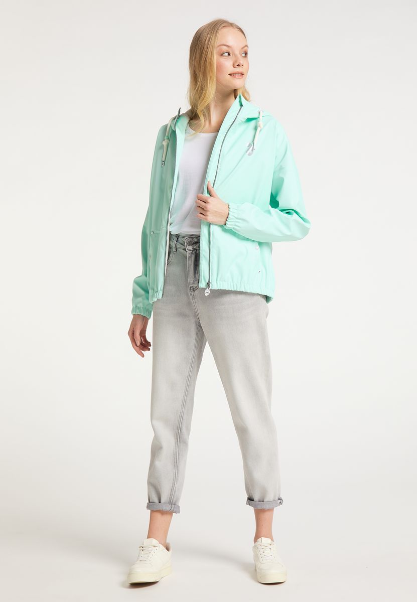 Funktionaler Regenblouson mit Kapuze