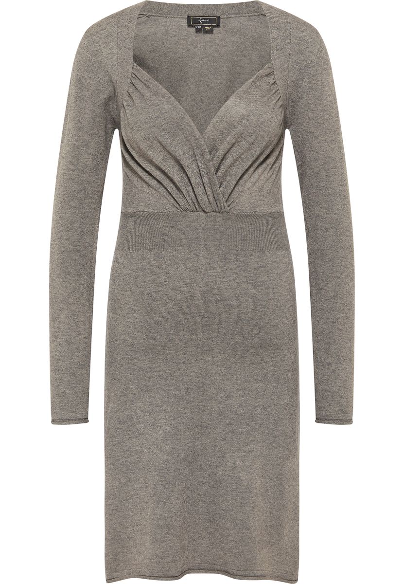 Elegantes Langarm-Strickkleid