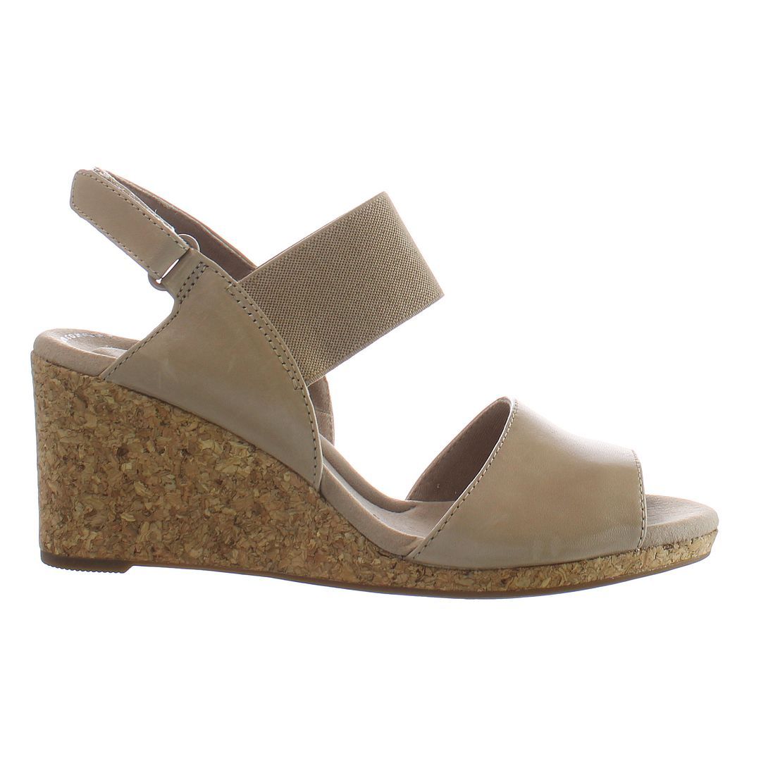 Riemchensandalen mit Keilabsatz
