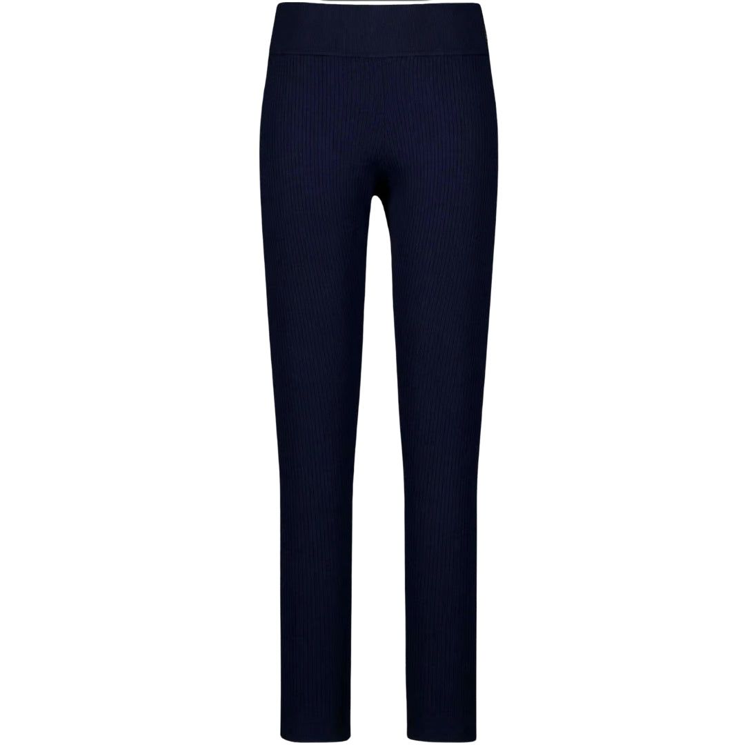 Gerippte High-Waisted Loungewear-Leggings