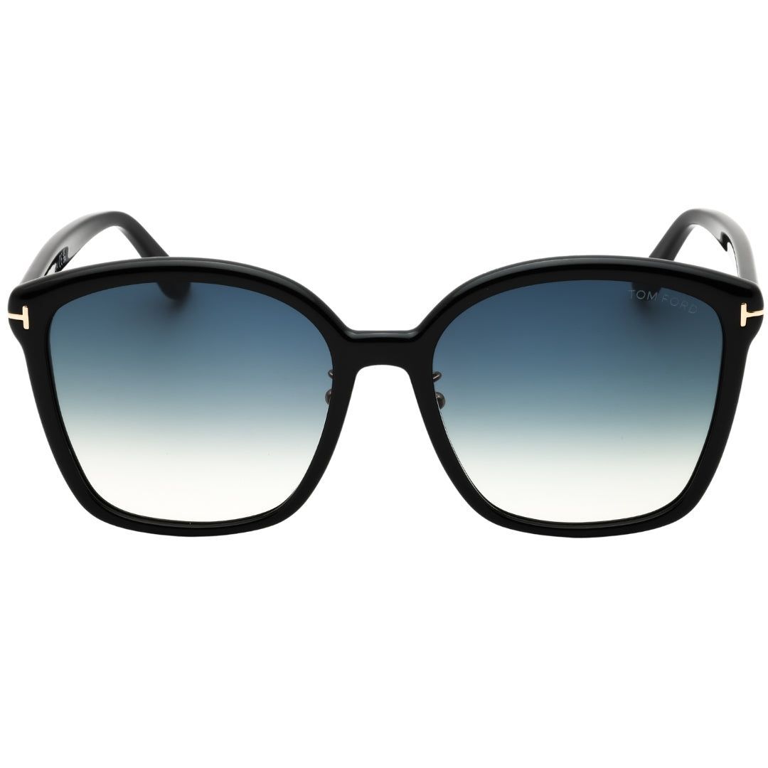 Oversize-Schmetterlingsbrille mit Verlaufsgläsern