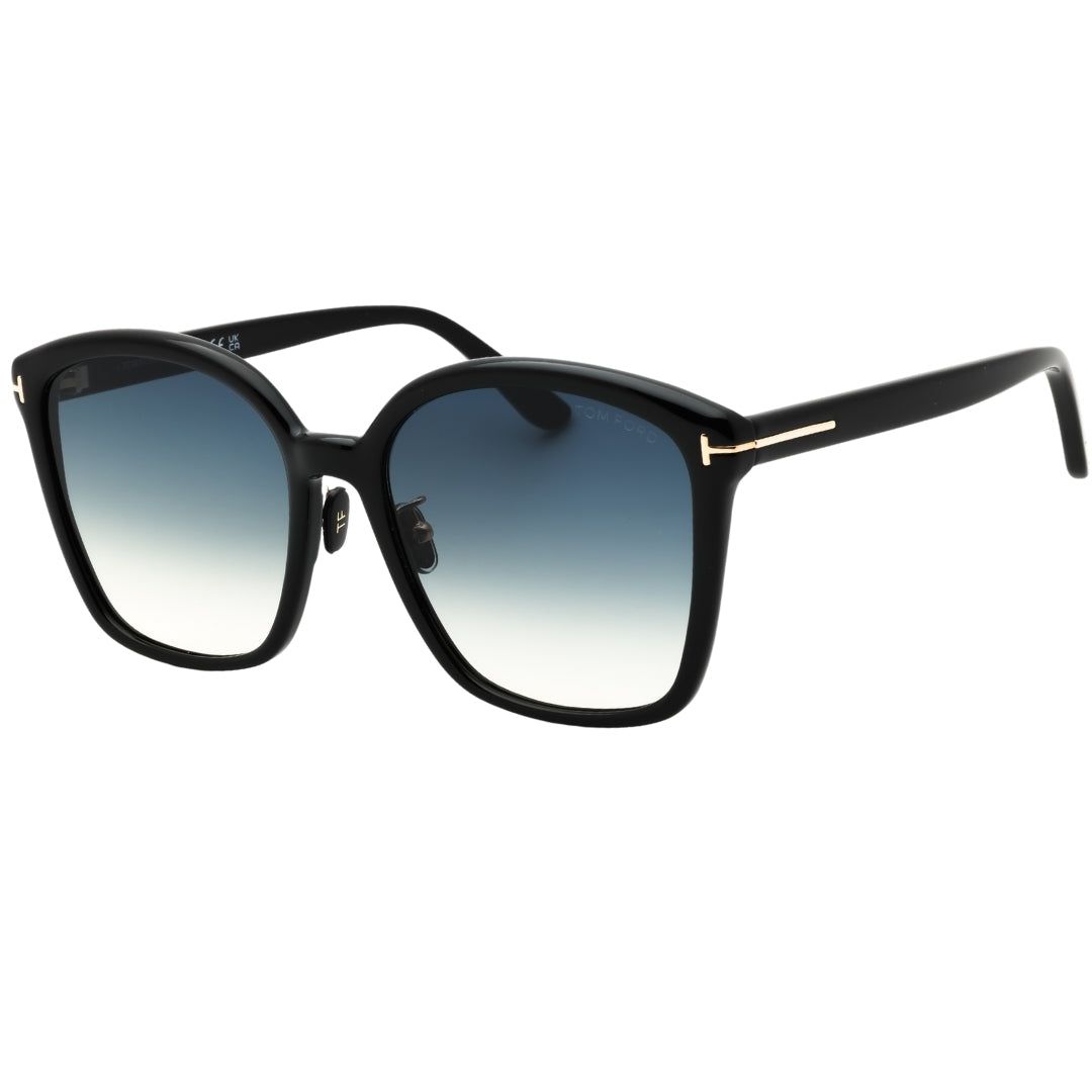 Oversize-Schmetterlingsbrille mit Verlaufsgläsern