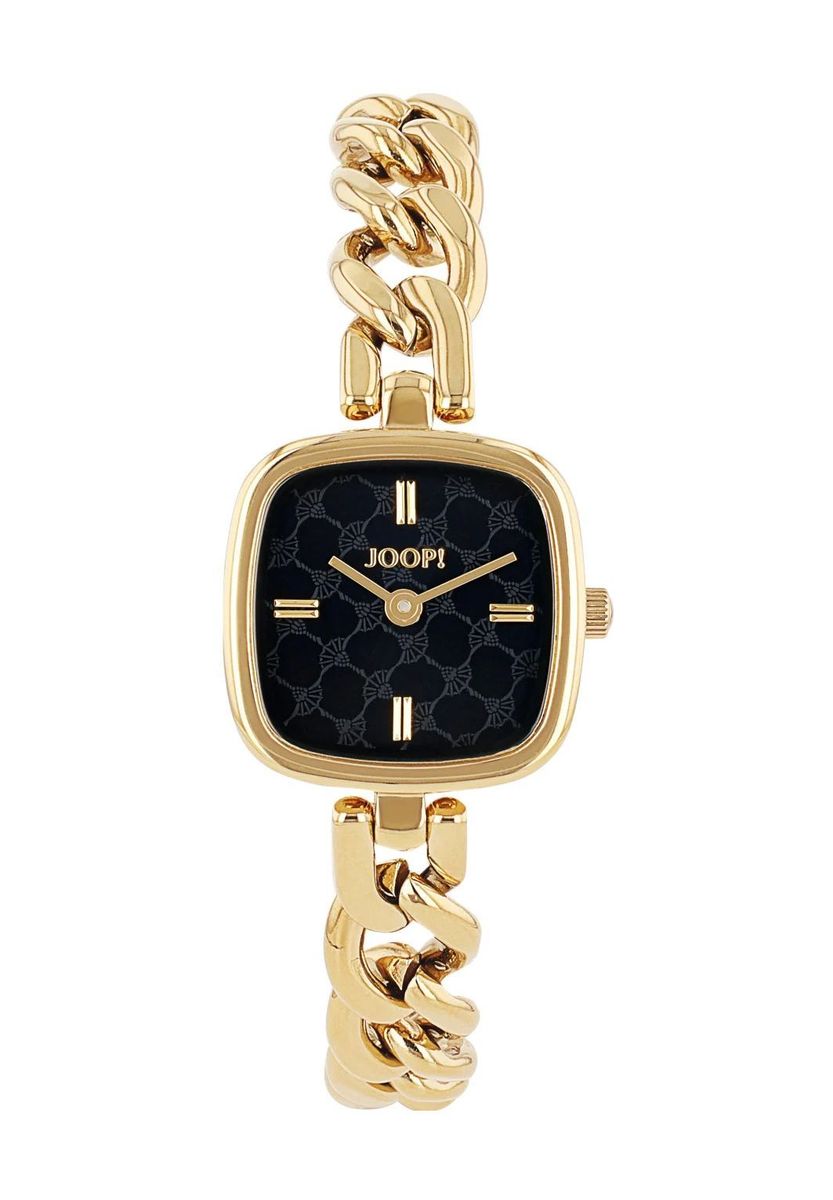 Elegante rechteckige Gliederketten-Uhr
