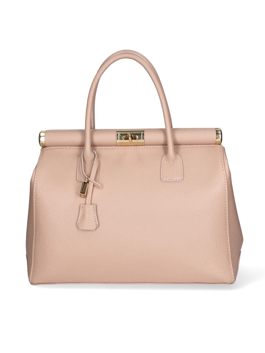 Elegante Handtasche aus Narbenleder