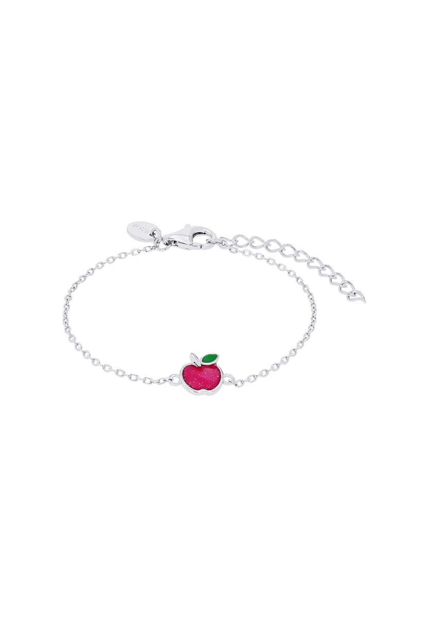 Charmantes Silberarmband mit Apfel-Charm