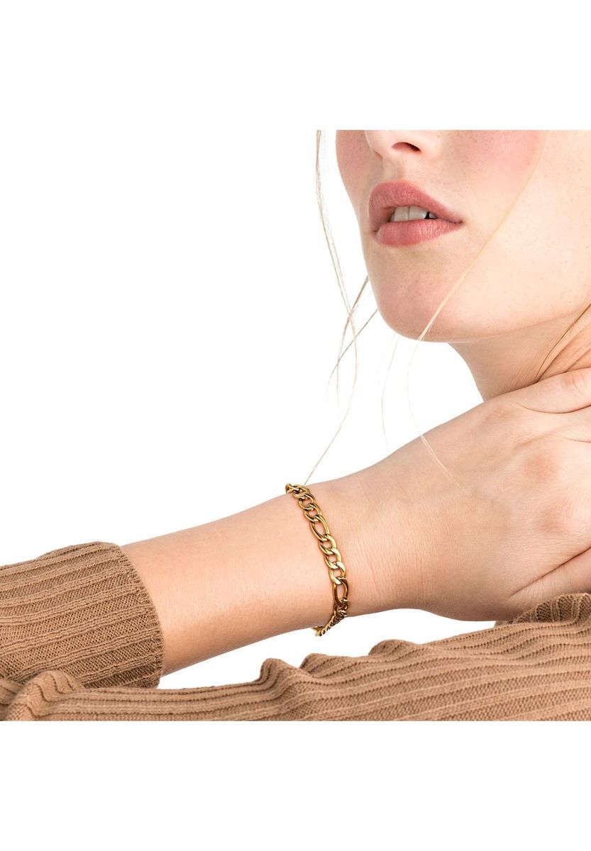 Markantes Gliederketten-Armband in Gold-Optik