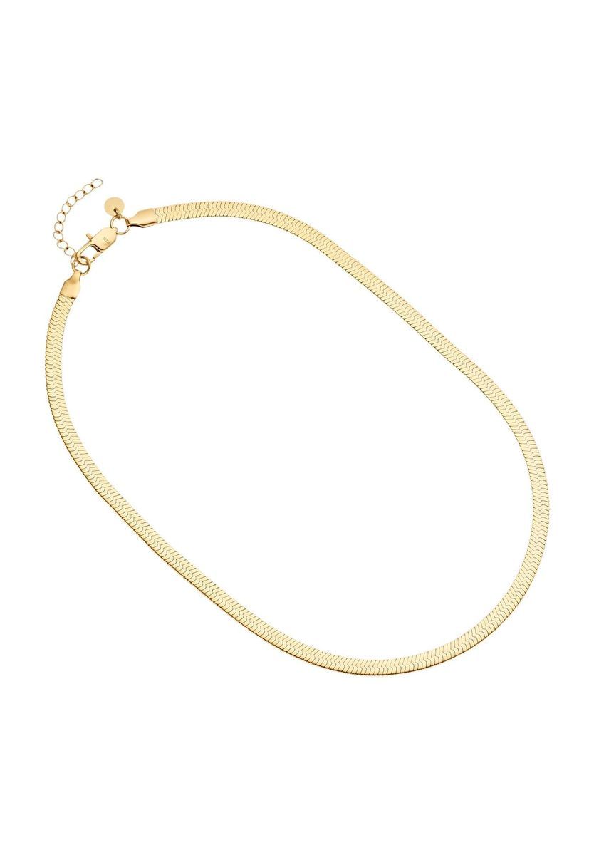 Elegante flache Schlangenkette