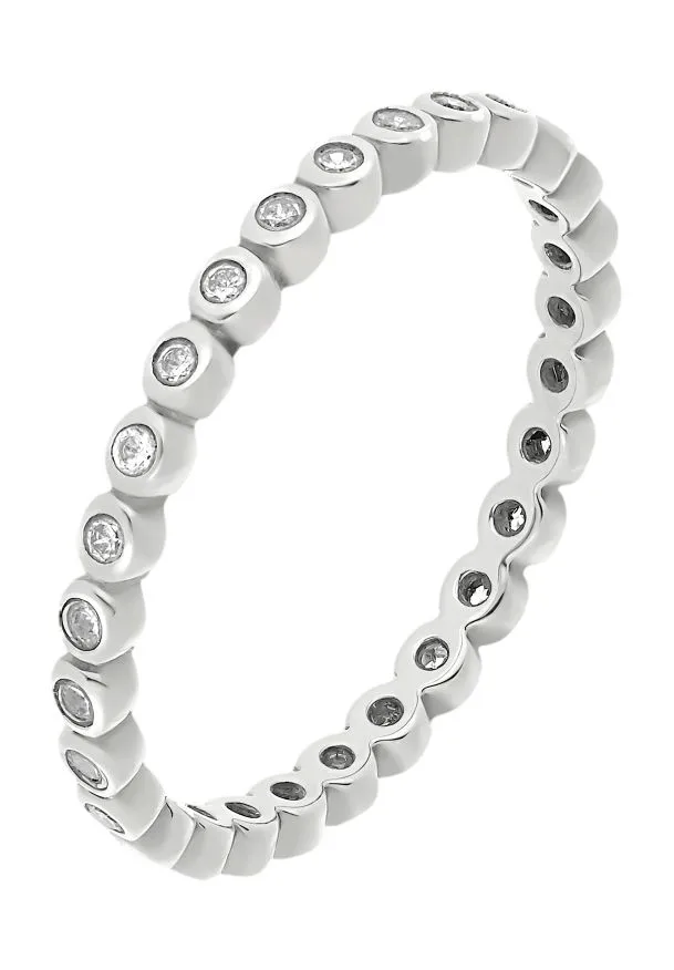 Funkelnder Zirkonia Eternity-Ring