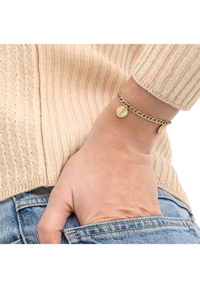 Figaro-Armband mit antiken Münzanhängern