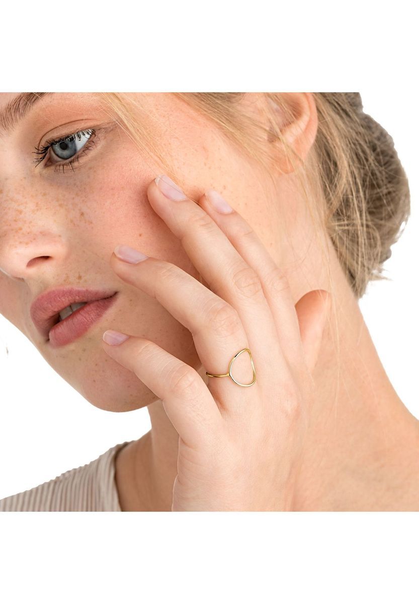 Geometrischer Ring mit offenem Kreis