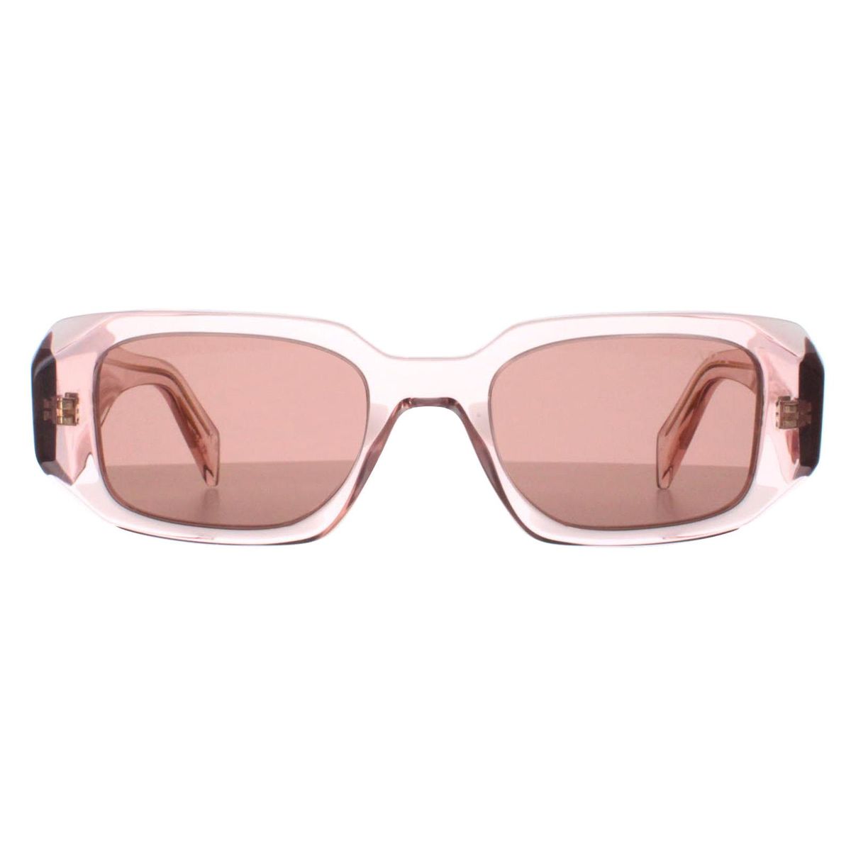 Rechteckige Sonnenbrille im Chunky-Stil