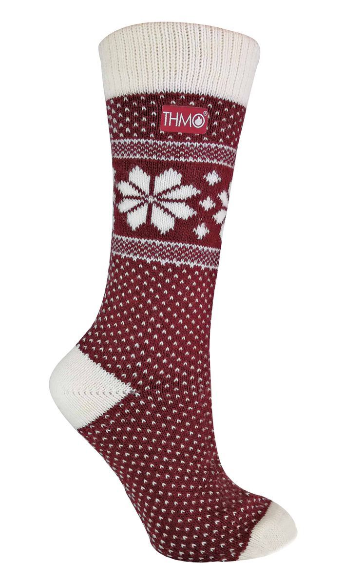 Nordic Fairisle Wollmischung Socken