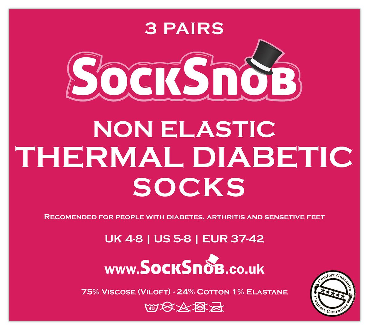 Thermosocken mit weichem Komfortbund