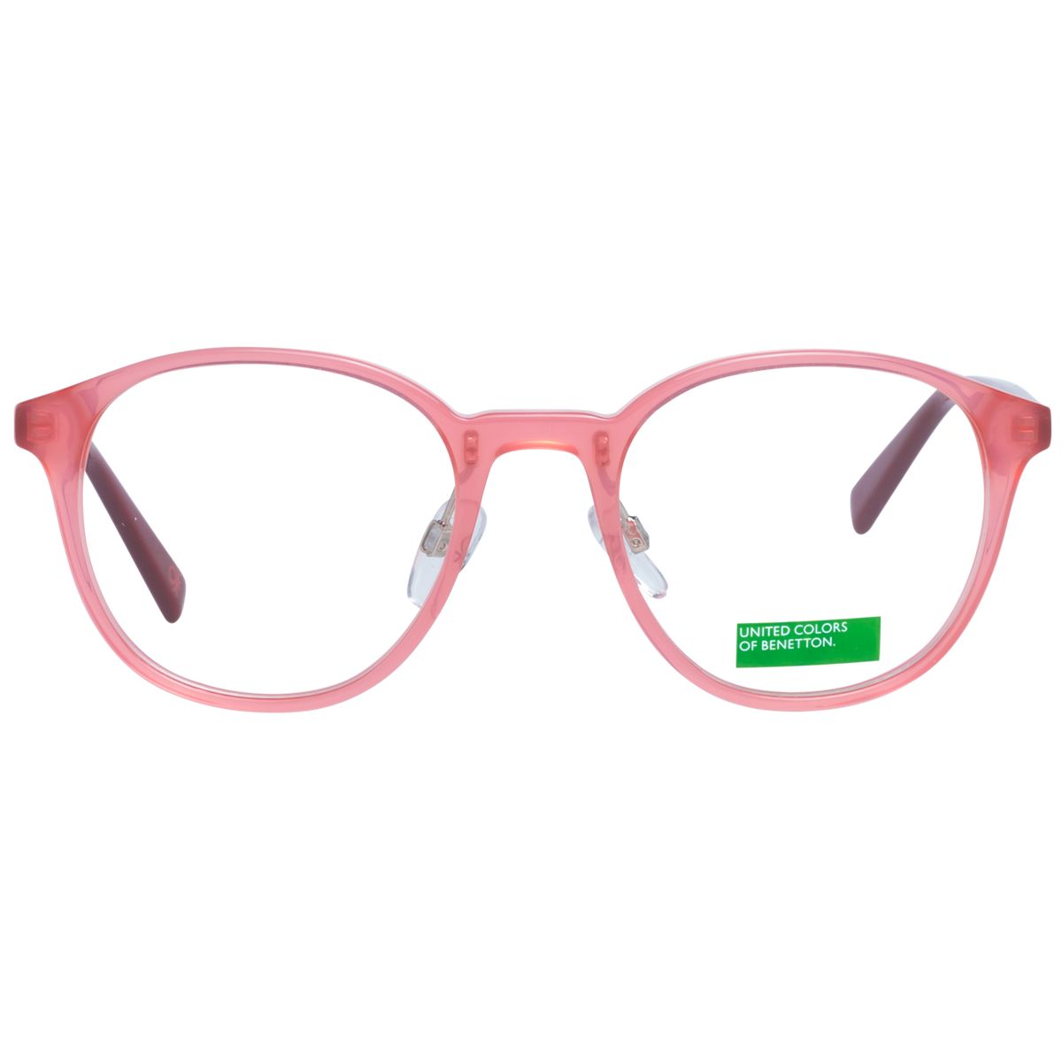 Runde transparente Acetat-Fassung