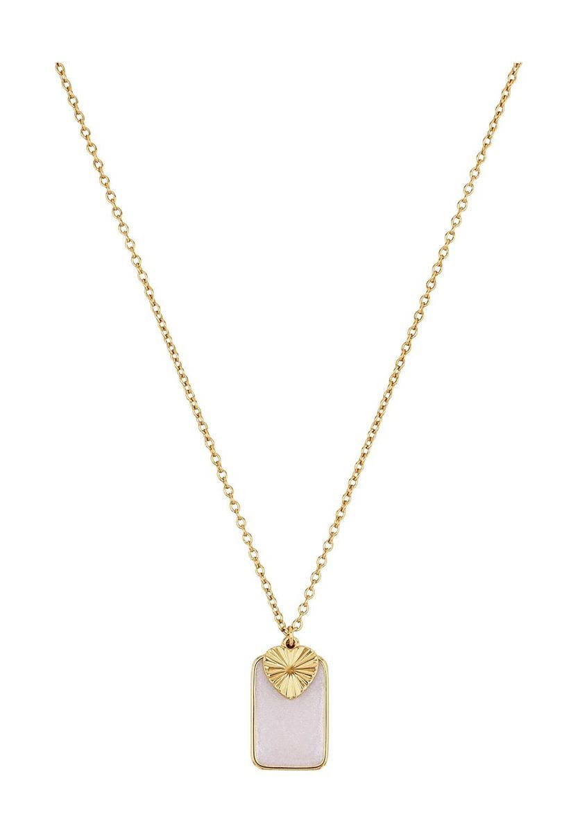 Kette mit Herz-Emaille-Anhänger