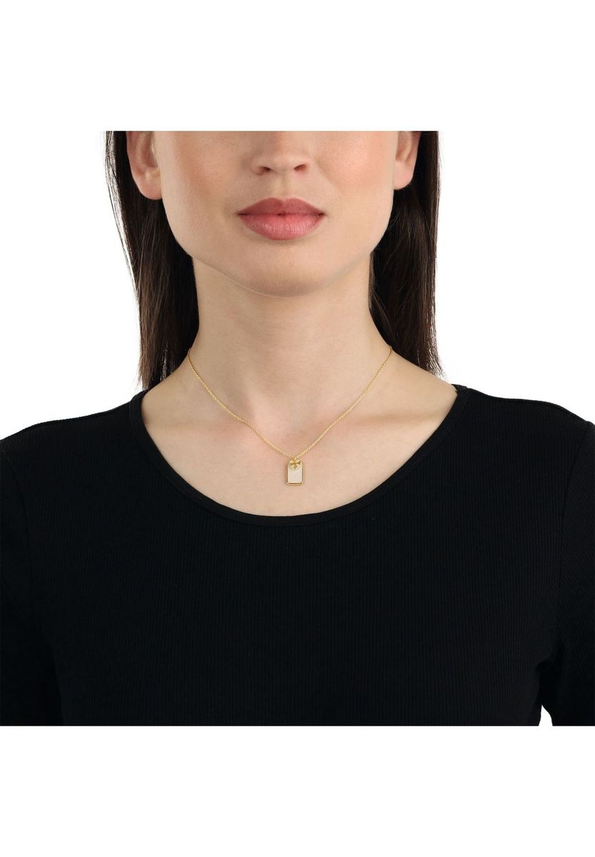 Kette mit Herz-Emaille-Anhänger