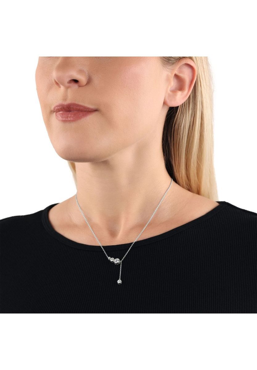 Silberkette mit Zirkonia Anhänger