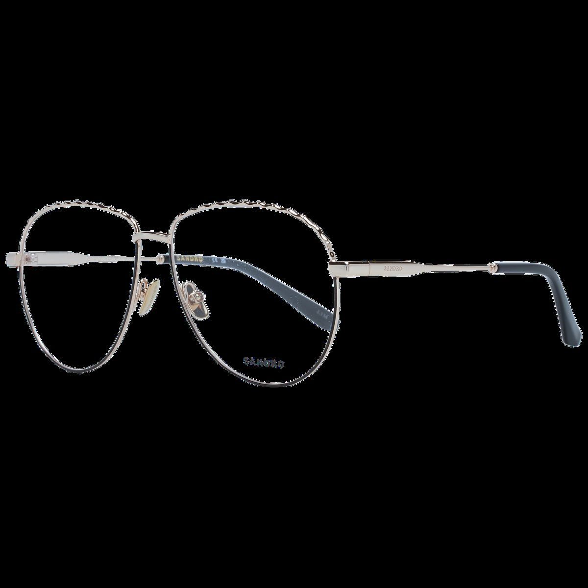 Metallbrille mit gewelltem Rand