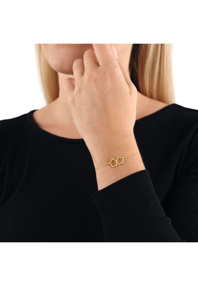 Armband mit verschlungenen Wellensternen