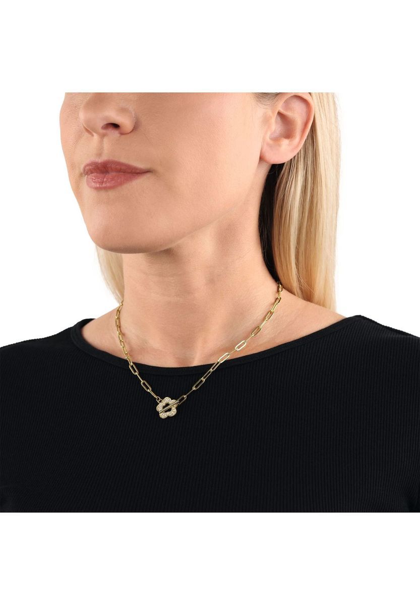 Gliederkette mit Blumen-Knebelverschluss