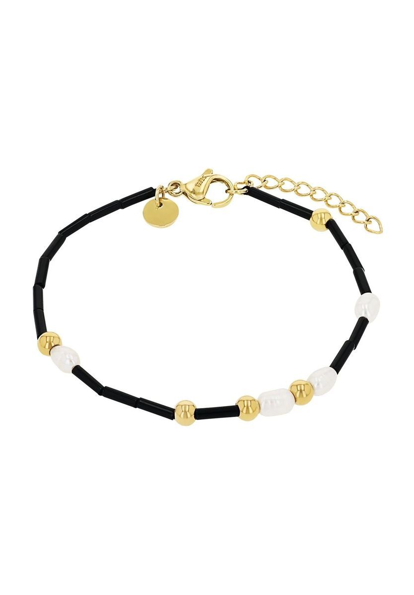 Filigranes Armband mit Süßwasserperlen