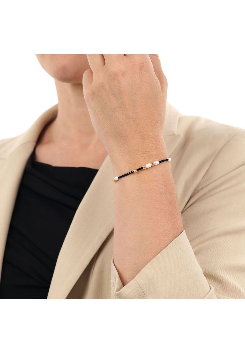 Filigranes Armband mit Süßwasserperlen