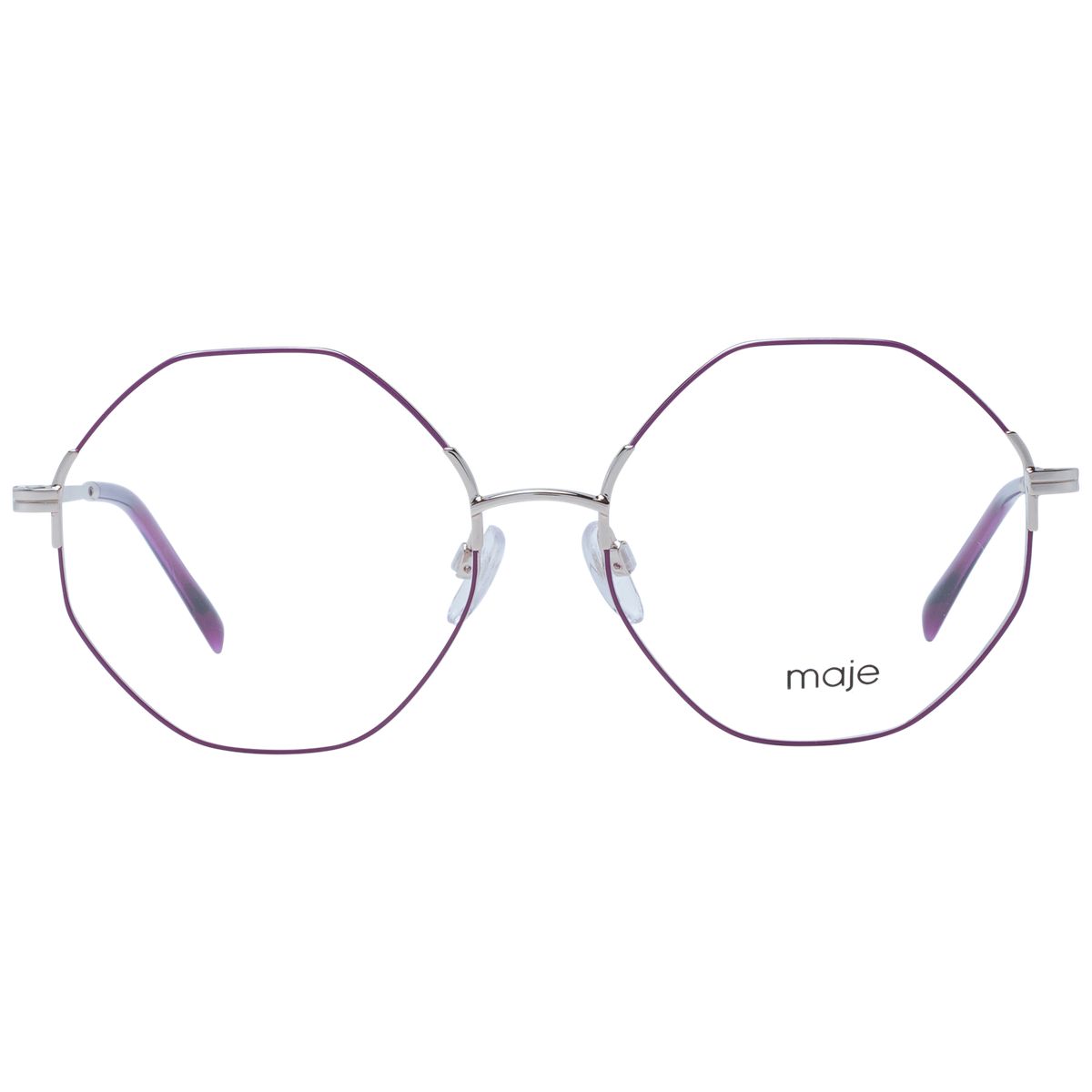 Geometrische Sechseck-Metallbrille