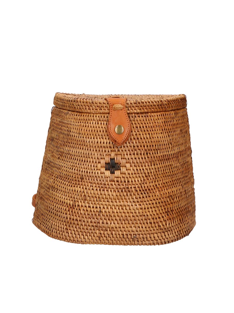 Handgefertigter Rucksack aus Rattan