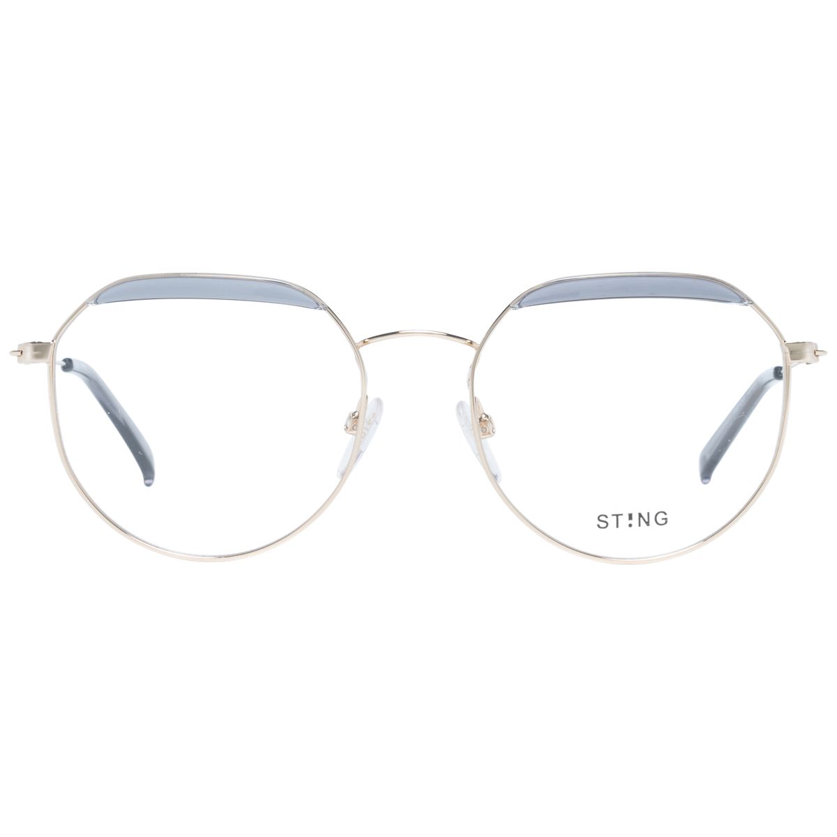 Geometrische runde optische Metallbrille