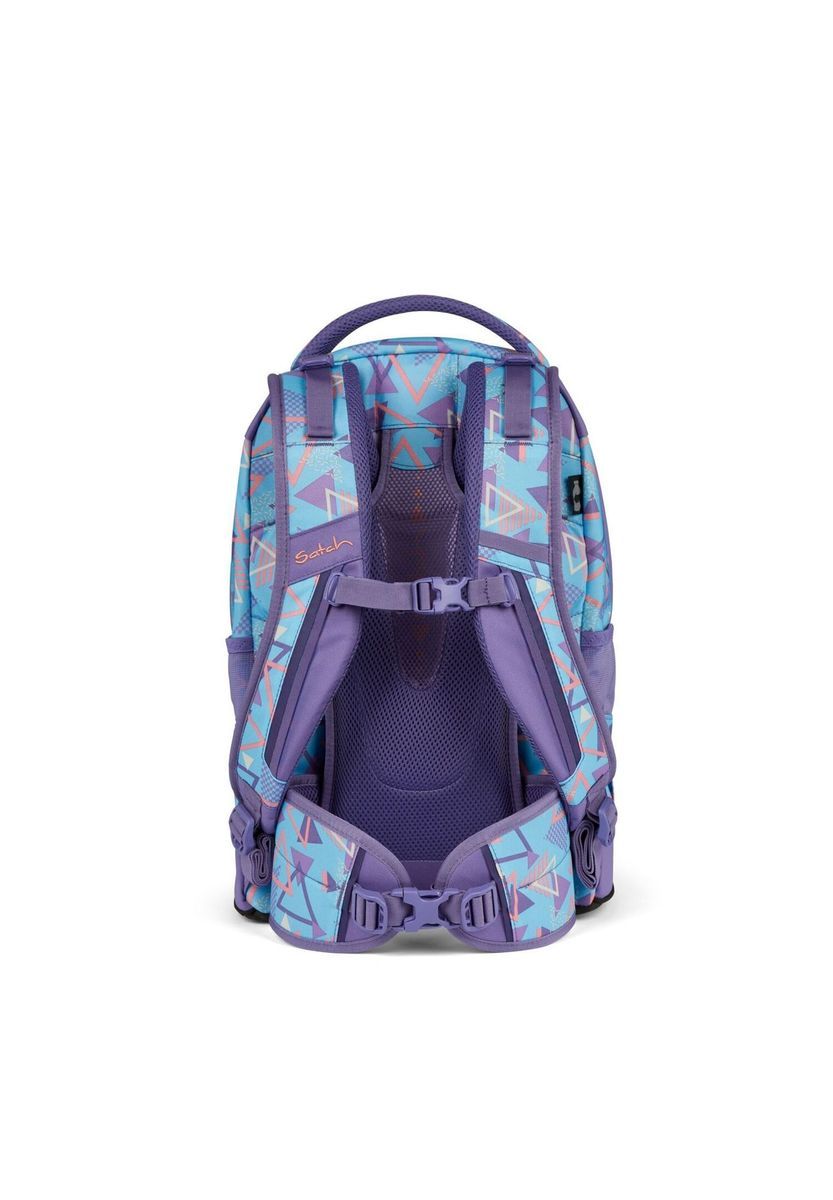 Ergonomischer Rucksack mit geometrischem Muster