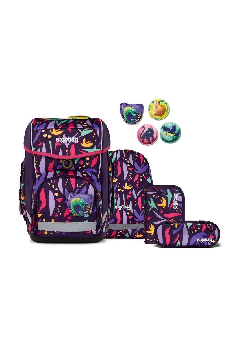 Ergonomisches Schulset mit Dschungelmotiv