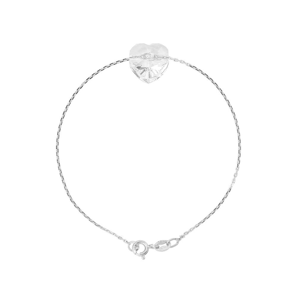 Zartes Herz-Kristall-Armband