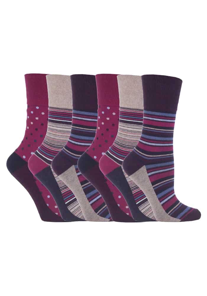 Gemusterte nicht-elastische Komfort-Socken