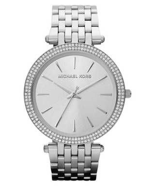 Elegante Armbanduhr mit Pavé-Besatz