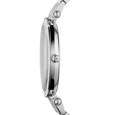 Elegante Armbanduhr mit Pavé-Besatz