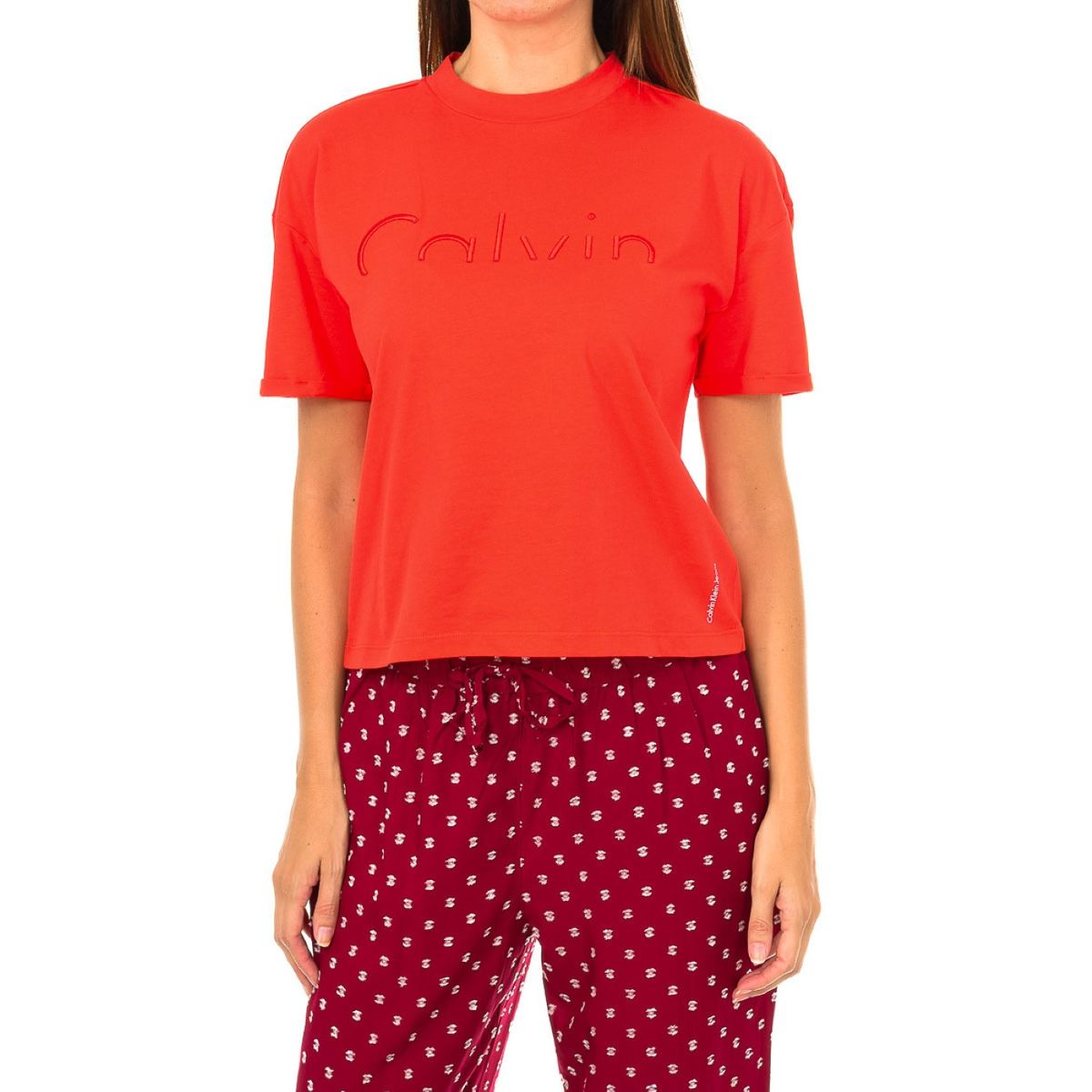 Besticktes Boxy T-Shirt