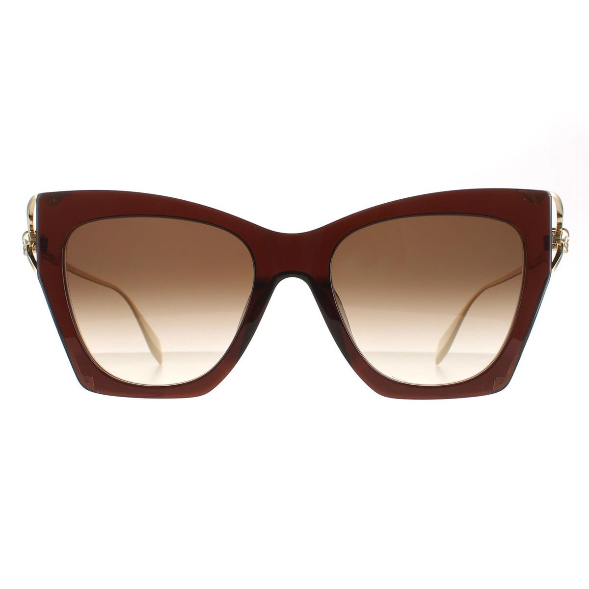 Elegante Cat-Eye-Sonnenbrille mit Farbverlauf