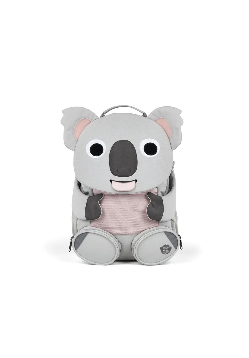 Affenzahn Kindergartenrucksack "Koala", Ziehzunge, Namensschild, grau, 99