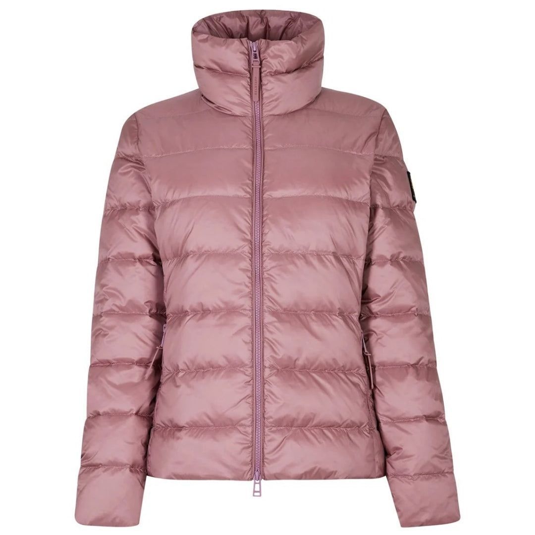 Gesteppte Daunenjacke mit hohem Kragen