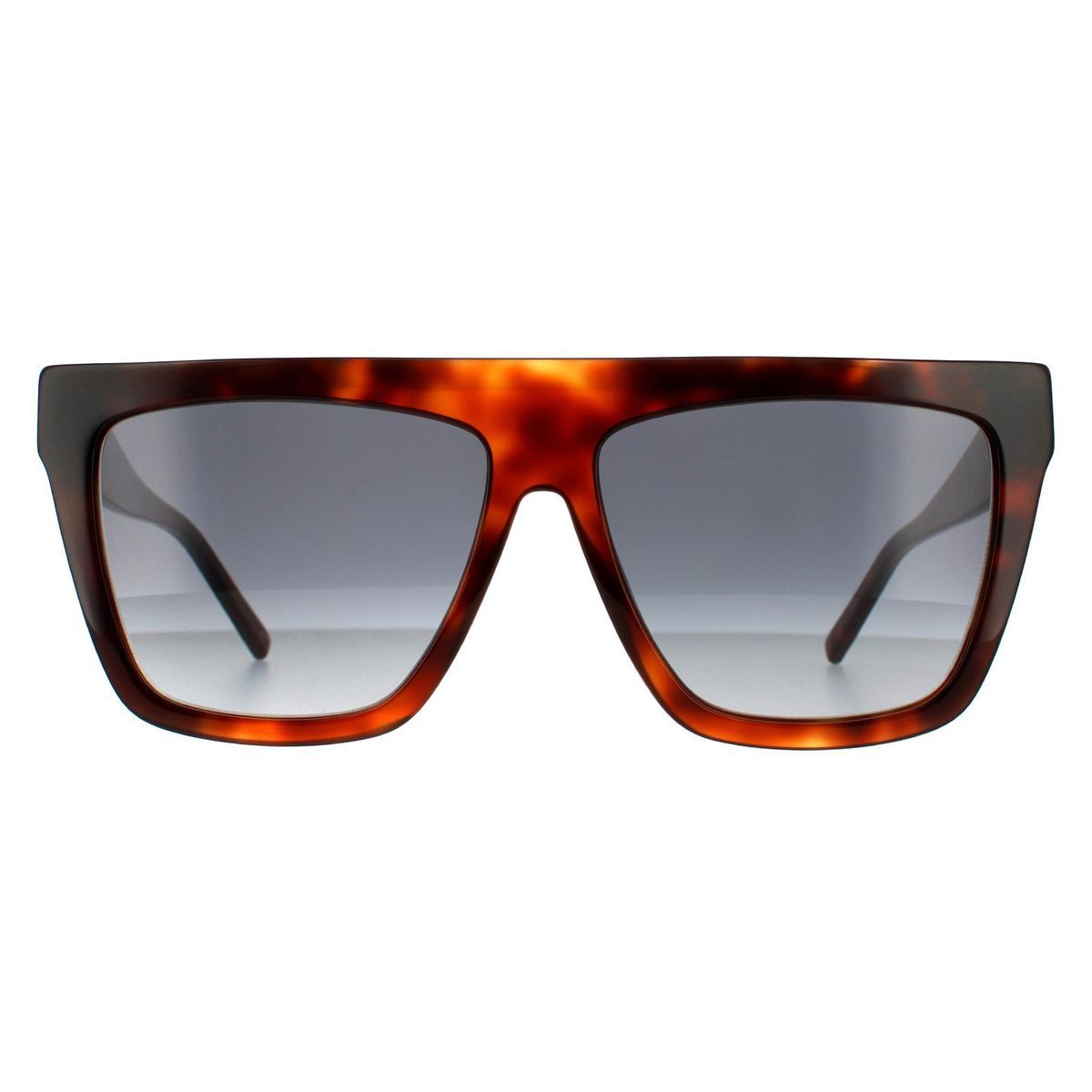 Übergroße Flat-Top Quadratische Sonnenbrille