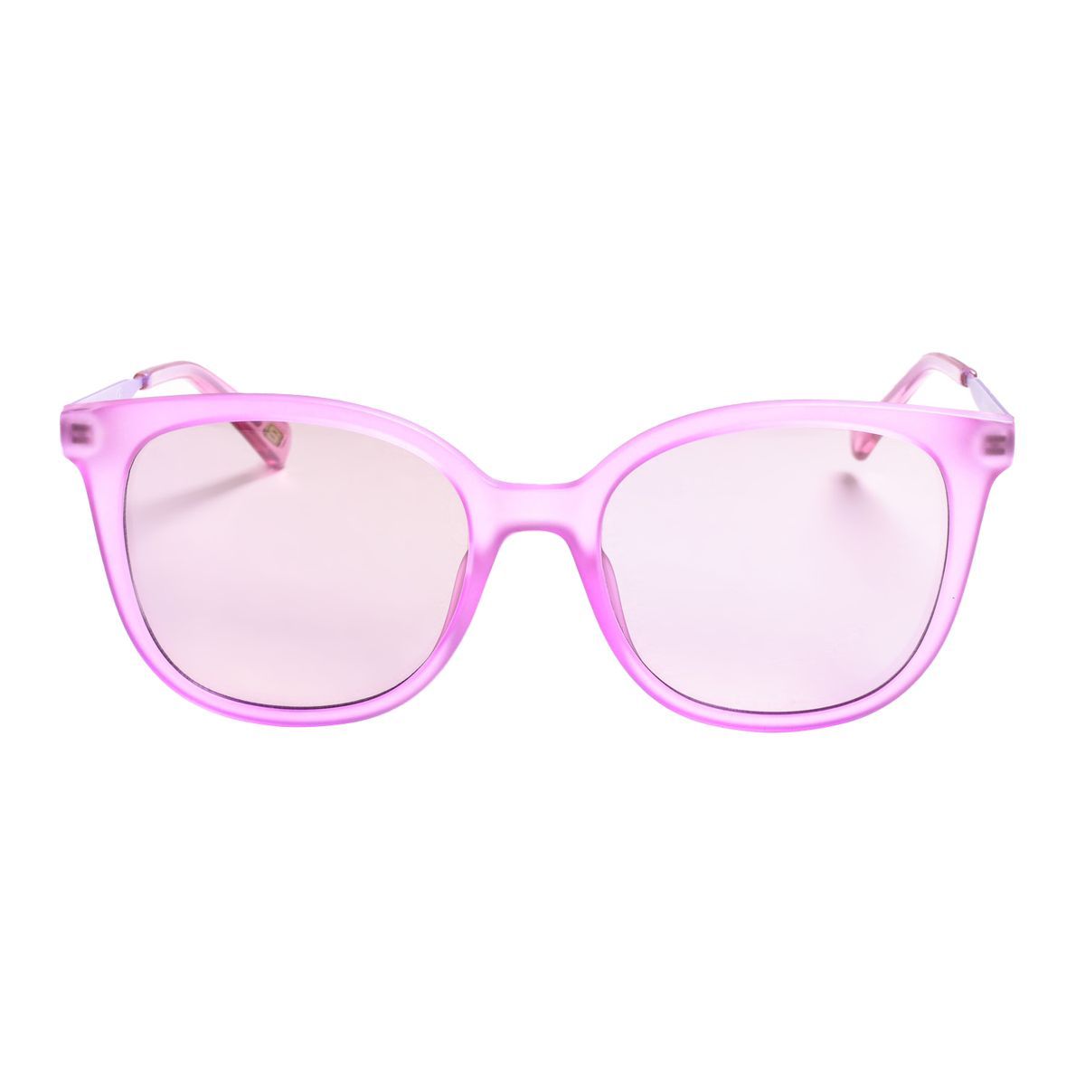 Runde transparente Acetat-Sonnenbrille