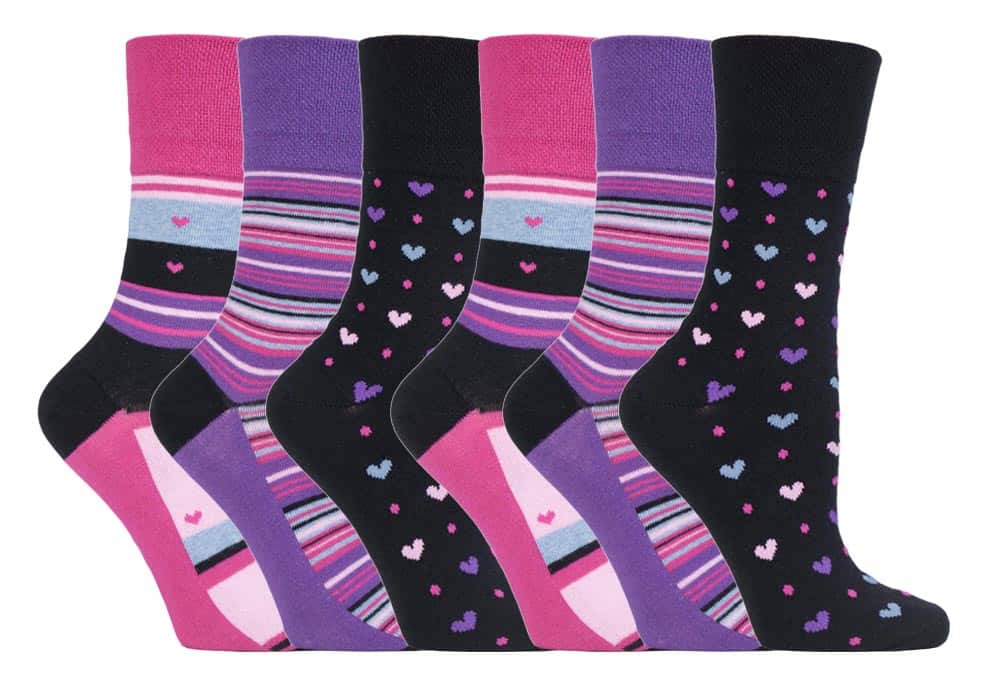 Druckfreie gemusterte Komfort-Socken