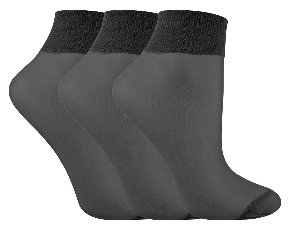 Transparente knöchelhohe Pop-Socken