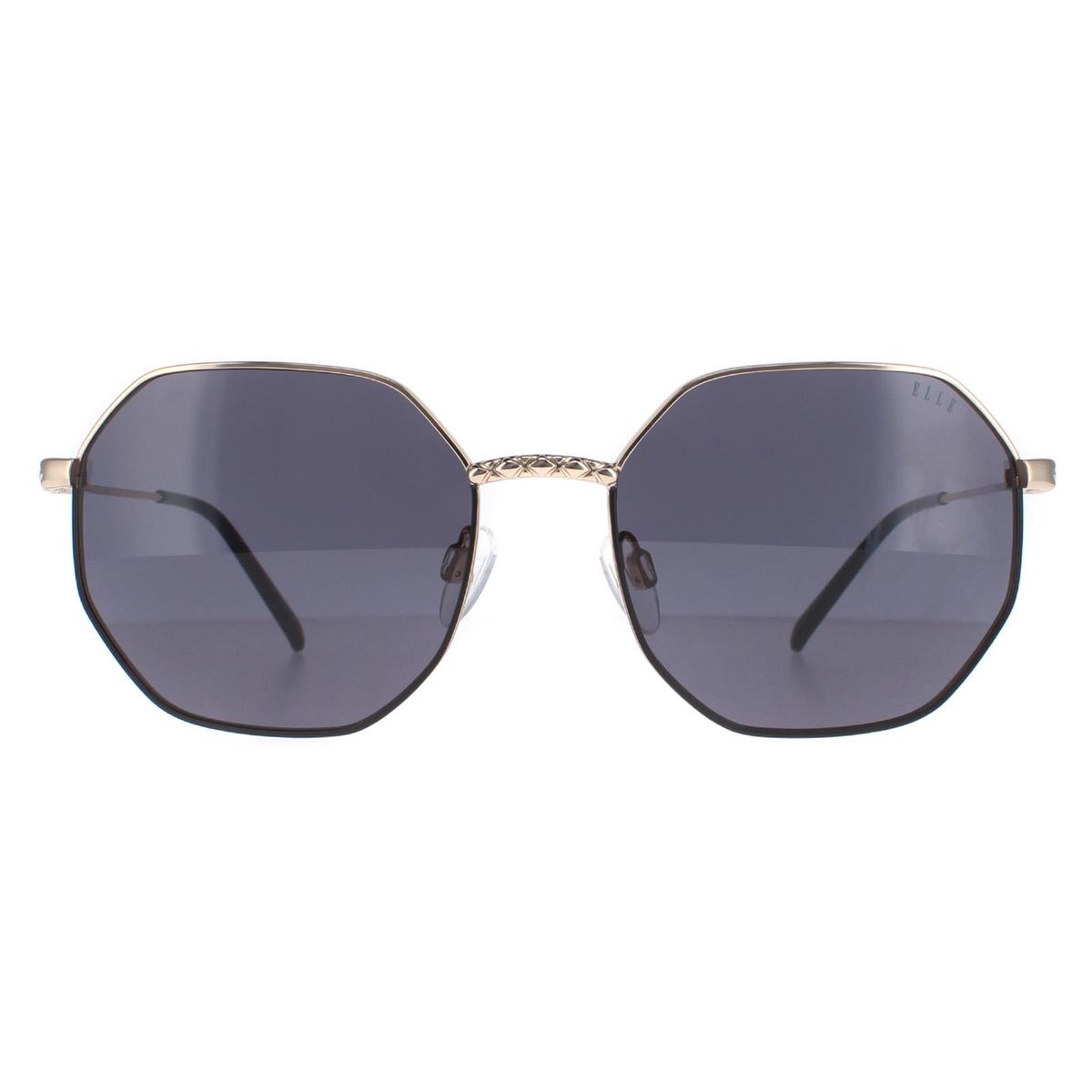 Moderne sechseckige Metall-Sonnenbrille