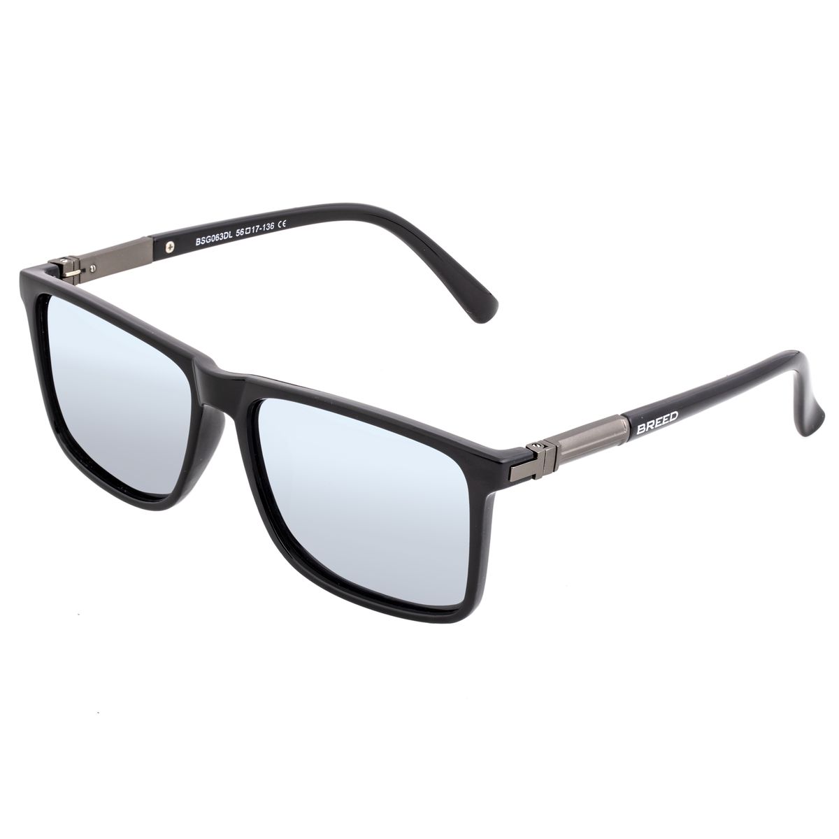 Polarisierte Sonnenbrille mit quadratischem Rahmen