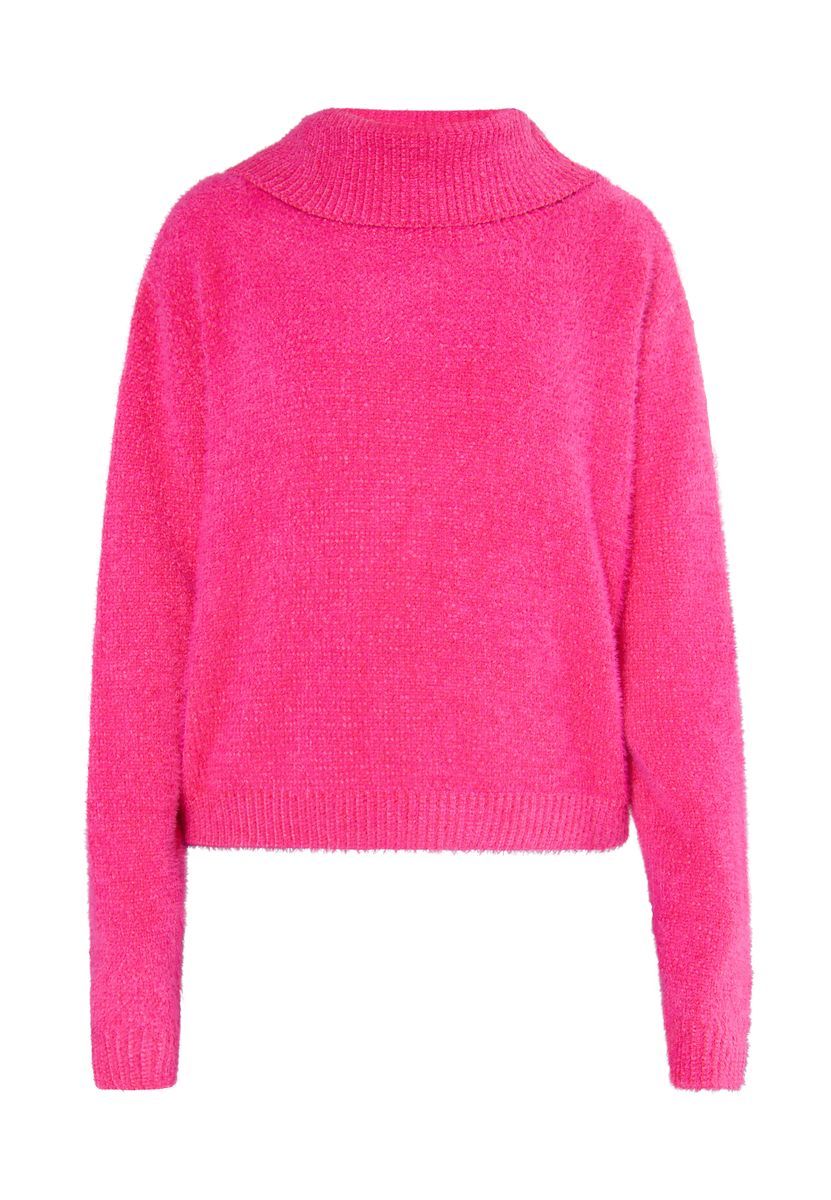 Kuscheliger Chenille-Rollkragenpullover