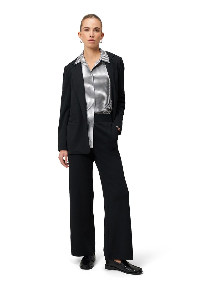Klassischer Longblazer im offenen Stil