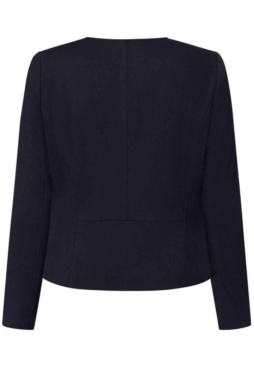 Minimalistischer taillierter V-Ausschnitt Blazer