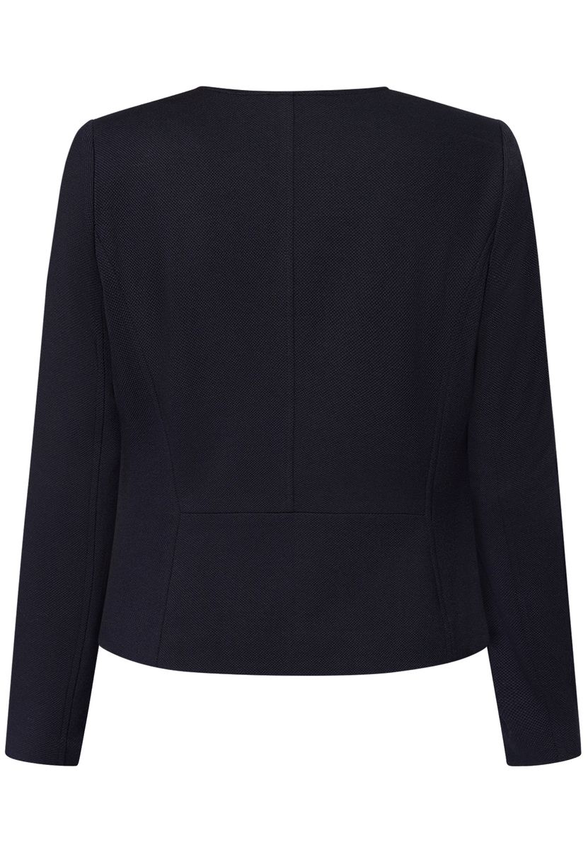Minimalistischer taillierter V-Ausschnitt Blazer